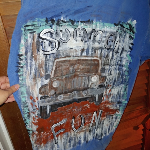 Tops - Handpainted T Shirt